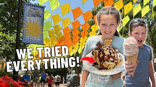 Dollywoods Summer Celebration Tasting Pass Guide  2023 Theme Park Food Tour [upl. by Ika]