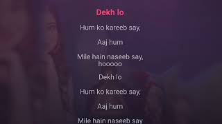 Gazab Ka Hai Din  Karaoke [upl. by Mabelle]