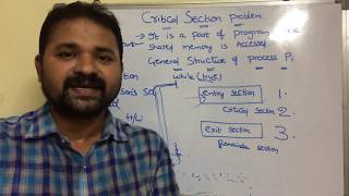 Critical Section Problem in operating system  Process Synchronization [upl. by Alyahs]