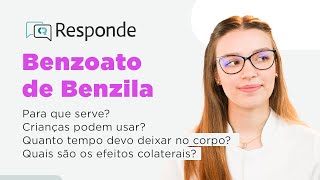 Benzoato de Benzila  Para que serve Como usar o sabonete Demora para fazer efeito  CR Responde [upl. by Ttik]