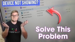 device not showing in computer  Solve USB Connection Problem [upl. by Ardekahs]
