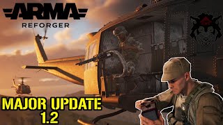 ARMA REFORGER 12 MAJOR UPDATE  Ai Driving amp Commanding Armed Helis  Bayonets C4 amp MORE [upl. by Ettennal]