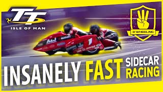 Isle of Man TT  INSANELY FAST Sidecar Race with Molyneux amp Binns  TT Sidecar Race 2  2015 [upl. by Notirb673]