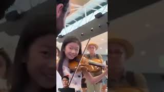 Craziest Child Play Violin shortvideo violin amazing emoney childviolin playviolin [upl. by Holbrook]