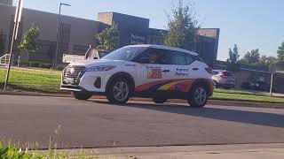 Laporte indiana high school marching band mini parade my snake Peril [upl. by Ynneb853]