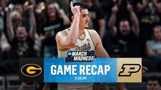 Zach Edeys MONSTER Game Propels Purdue Over Grambling State I March Madness Recap I CBS Sports [upl. by Poree]