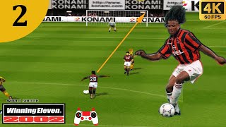 Master League  Winning Eleven 2002  AC Milan 2  Duckstation PS1 on PC Full Game 4K60 [upl. by Annav]