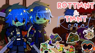 TMNT and ROTTMNT react Micky 🧡💛❤️  1 [upl. by Couchman]