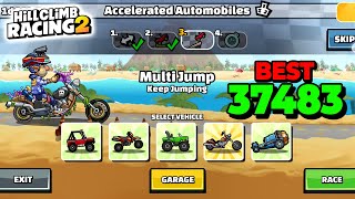 Hill Climb Racing 2  37483 in ACCELERATED AUTOMOBILES Team Event [upl. by Ehudd]