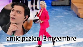 Amici Spoiler 3 novembreTrigno verso l espulsione ospiti e Sfide [upl. by Baniez]