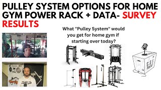 Pulley System Options for Home Gym Power Rack  Data [upl. by Diena651]