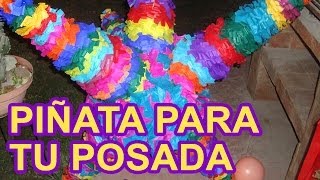 Cómo hacer Piñata de Estrella  POSADAS [upl. by Rojam]