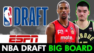 ESPN 2024 NBA Draft Big Board  Top 25 Draft Prospects Led By Alex Sarr And Ja’Kobe Walter [upl. by Pretrice]