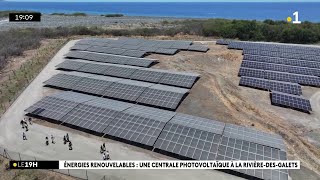 La centrale photovoltaïque de la Rivière des Galets inaugurée aujourd’hui [upl. by Anirpas]