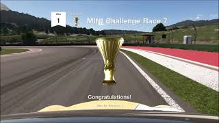 GT Sport  Beginner League  Mini Challenge  Autodrome Lago Maggiore  Center Mini Cooper S 05 1st [upl. by Enicar]