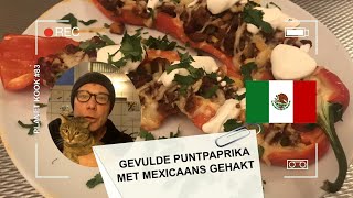 Gevulde puntpaprika met Mexicaans gehakt  Planet Kook 83  Planet Michell [upl. by Wolgast]