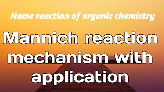 Mannich reaction mechanism with applicationprepration of trophenon [upl. by Vivle]