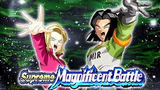 An ACTUAL Fun Difficult Stage  Supreme Magnificent Battle VS The Androids  Dokkan Battle [upl. by Leal]