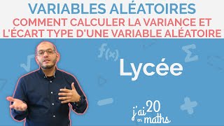 Calculer la variance et lécart type dune variable aléatoire  Variables aléatoires  Lycée [upl. by Naened]