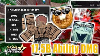 The Strongest in History 7Star Sukuna  GameplayShowcase  Roblox All Star Tower Defense [upl. by Lepper741]