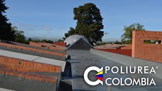 Impermeabilización de Cúpula y techo con poliurea [upl. by Neelrahs]