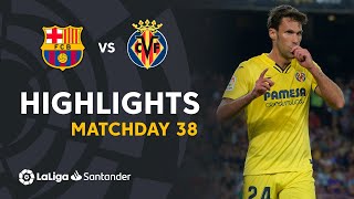 Resumen de FC Barcelona vs Villarreal CF 02 [upl. by Aninaig]