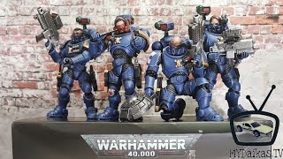 Joytoy Warhammer 40000  Vanguard Space Marines  Ultramarines Incursors [upl. by Menedez]