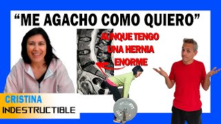 HERNIA Discal Central L5S1  Cristina INDESTRUCTIBLE [upl. by Assirt429]