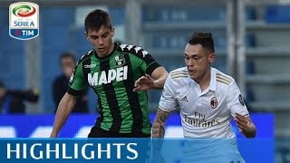 Sassuolo  Milan  01  Highlights  Giornata 26  Serie A TIM 201617 [upl. by Joela]