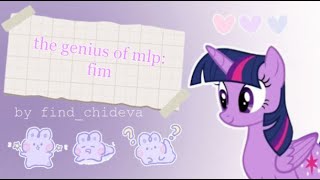 the genius of mlpfim  a video essay [upl. by Amilah]