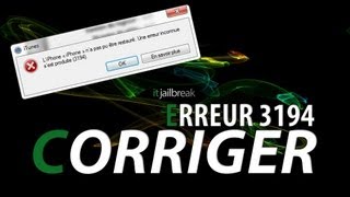 Comment corrigerréparer lerreur 3194 sur iTunes lors de la restauration dun iPhone [upl. by Elyrad435]