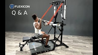 FLEXICON Reistance Bands Home Gym Q amp A Take 2 [upl. by Naryk102]