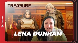 Lena Dunham on Becoming Stephen Frys Daughter in the New Dramedy Treasure  Interview [upl. by Belden]