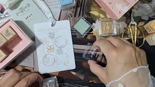 Unboxing Mini Ink Pad And Testing It ASMR [upl. by Stormy]