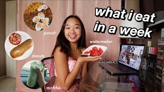 what i eat in a week  Nicole Laeno [upl. by Yasdnil]