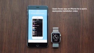 Facer iOS for Apple Watch Tutorial [upl. by Ettesus]