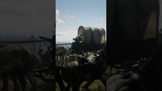 Holding up a wagon In RDR2 [upl. by Nivad]