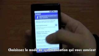 Android  Synchroniser ses contacts Facebook avec son répertoire téléphonique [upl. by Llirret]