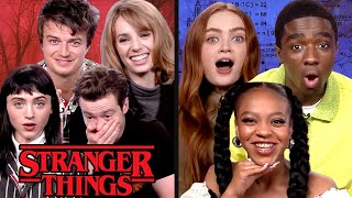 Stranger Things Cast vs The Most Impossible Stranger Things Quiz [upl. by Brier450]