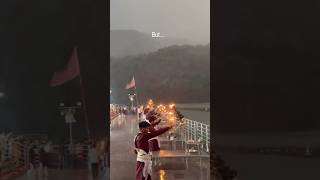 Rishikesh Ganga Aarti 🙏🕉️ travelmonkey travel hindu sanatandharma [upl. by Edwine]