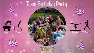 Team Birthday Party  Swimming • Slime • Sleepover [upl. by Akima]