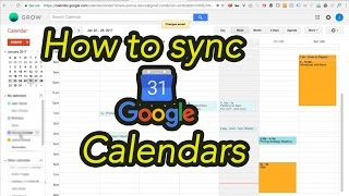 How to Sync Two Google Calendars [upl. by Niknar]