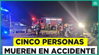 Cinco fallecidos y cuatro heridos de gravedad El balance tras tragedia en la Ruta del Itata [upl. by Hillie]