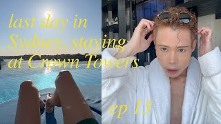 staying at Crown Sydney  my last full day in Australia  grwm Sydney part 5 [upl. by Amelie934]