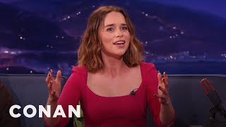 Emilia Clarke Accidentally Crashed A “Game Of Thrones” Wedding  CONAN on TBS [upl. by Firehs]