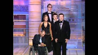 The Office UK Wins Best Television Series Musical or Comedy  Golden Globes 2004 [upl. by Yesdnik]