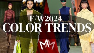 Fashion Color trends report for Fall 2024 and Winter 2025 [upl. by Orion]