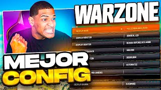 La MEJOR CONFIGURACION para WARZONE  FPS [upl. by Ariana]