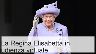 La regina Elisabetta tiene la prima udienza virtuale a Buckingham Palace [upl. by Aivlys71]