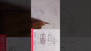 How to unveil or expose hidden part in a figure in sectioning sectioning engrdrawing [upl. by Travax]